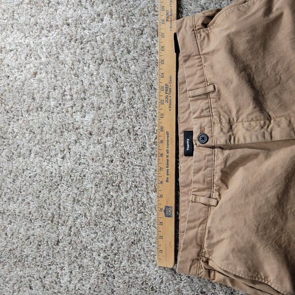 THEORY Pants Mens 36x32.5 Beige Straight Leg Chino Preppy - Picture 4 of 7